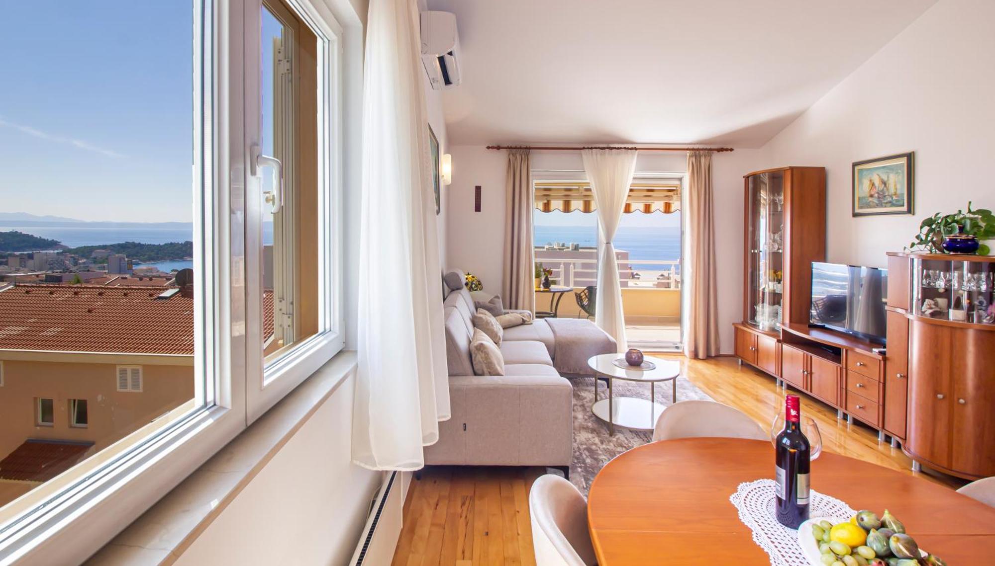 Apartment Anita With Amazing Sea View Makarska Buitenkant foto